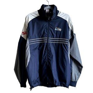 NFL Seattle Seahawks Sports Illustrated Jacket Windbreaker Team Apparel Mens L